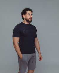 CAMISETA TRICOT RAFF TEXTURIZADO
