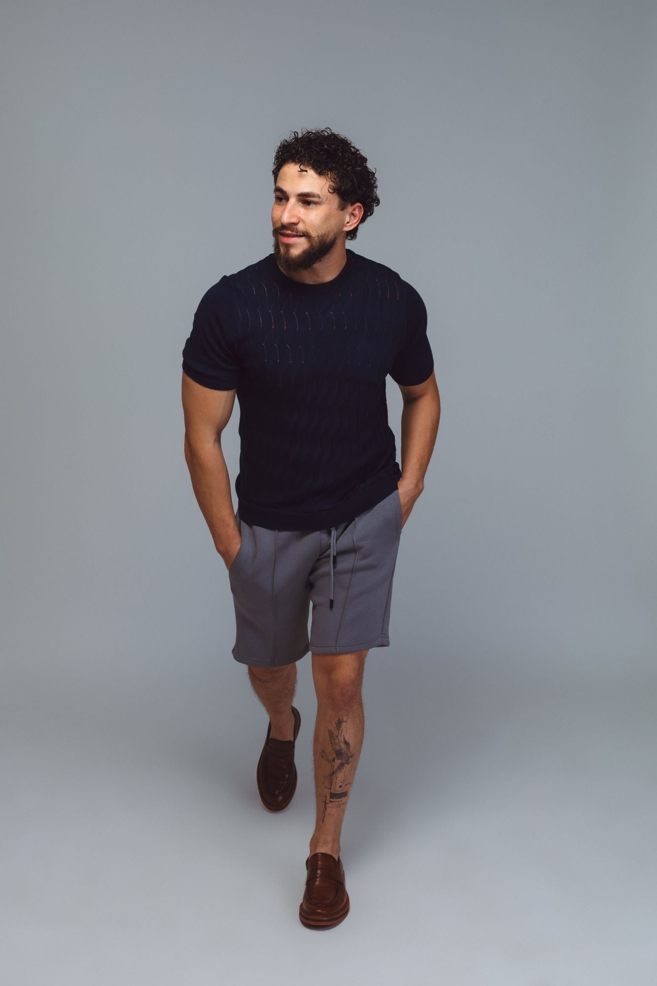 CAMISETA TRICOT RAFF TEXTURIZADO