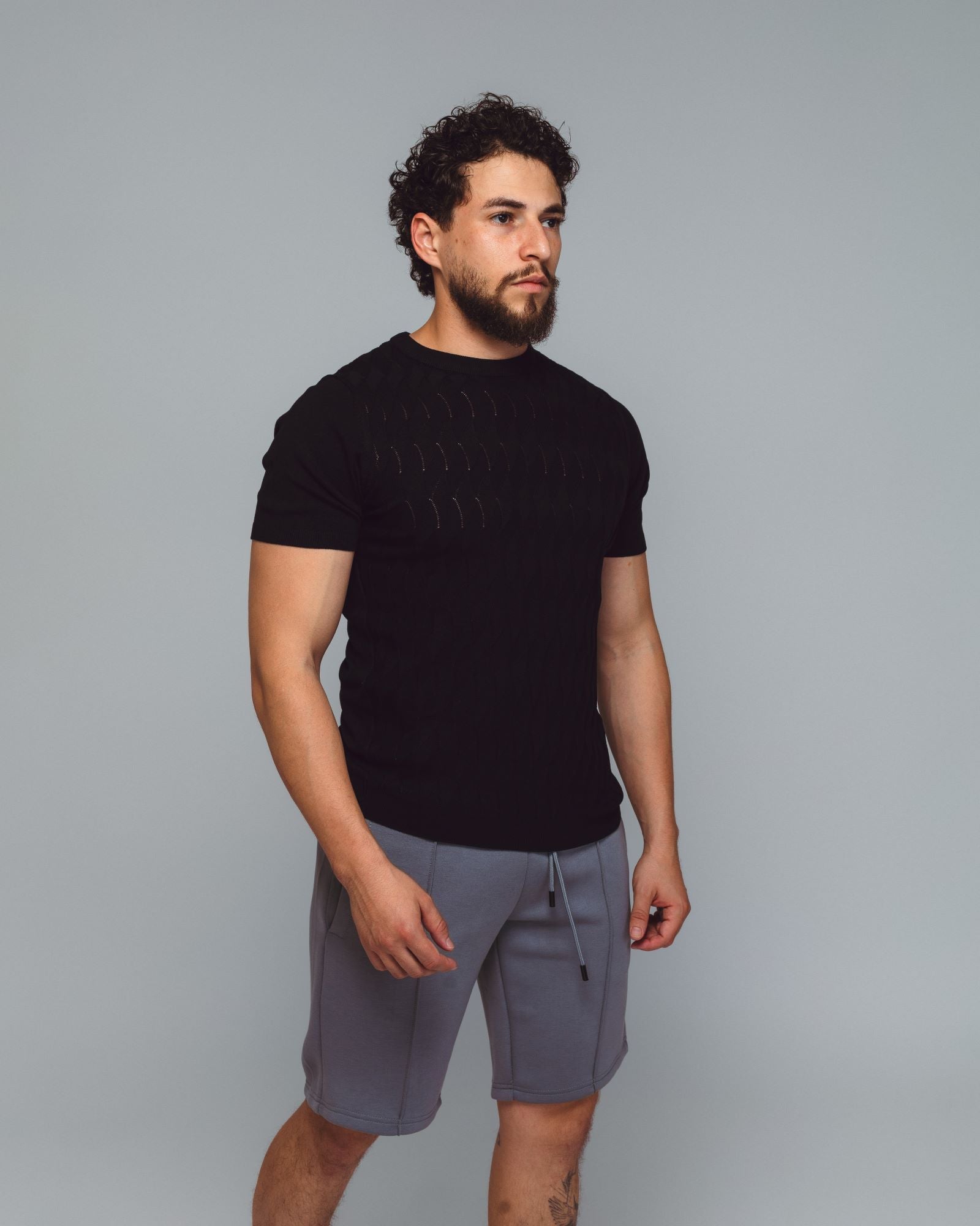CAMISETA TRICOT RAFF TEXTURIZADO