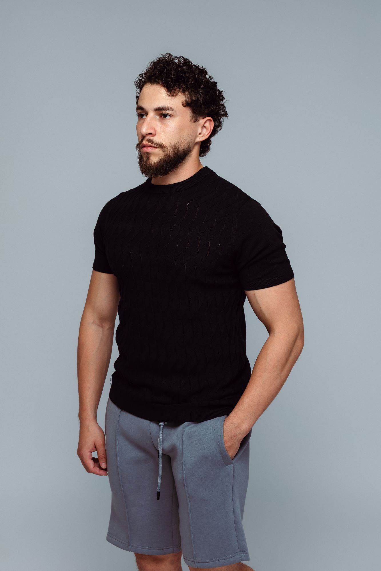 CAMISETA TRICOT RAFF TEXTURIZADO