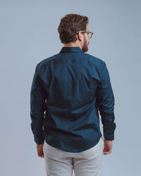 CAMISA CONDE AZUL PETRÓLEO