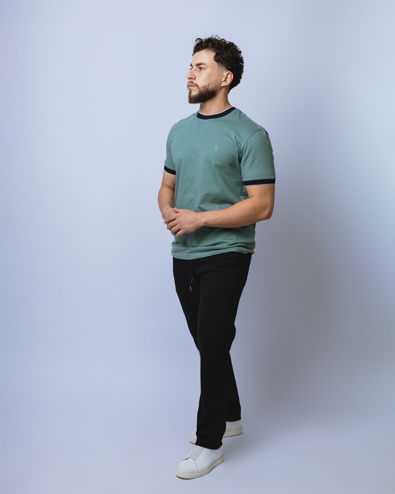 3735 - CALÇA MOLETOM MEIO ELASTICO SLIM FIT