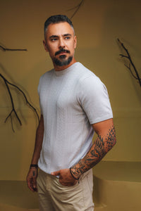 CAMISETA TRICOT LORENZO TEXTURIZADO