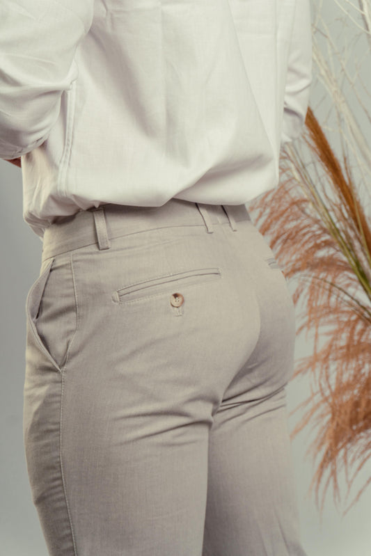 2748 - Calça Masc. Slim Casual Confort Plus
