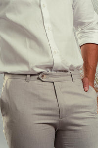 Calça Masc. Slim Casual Confort Plus