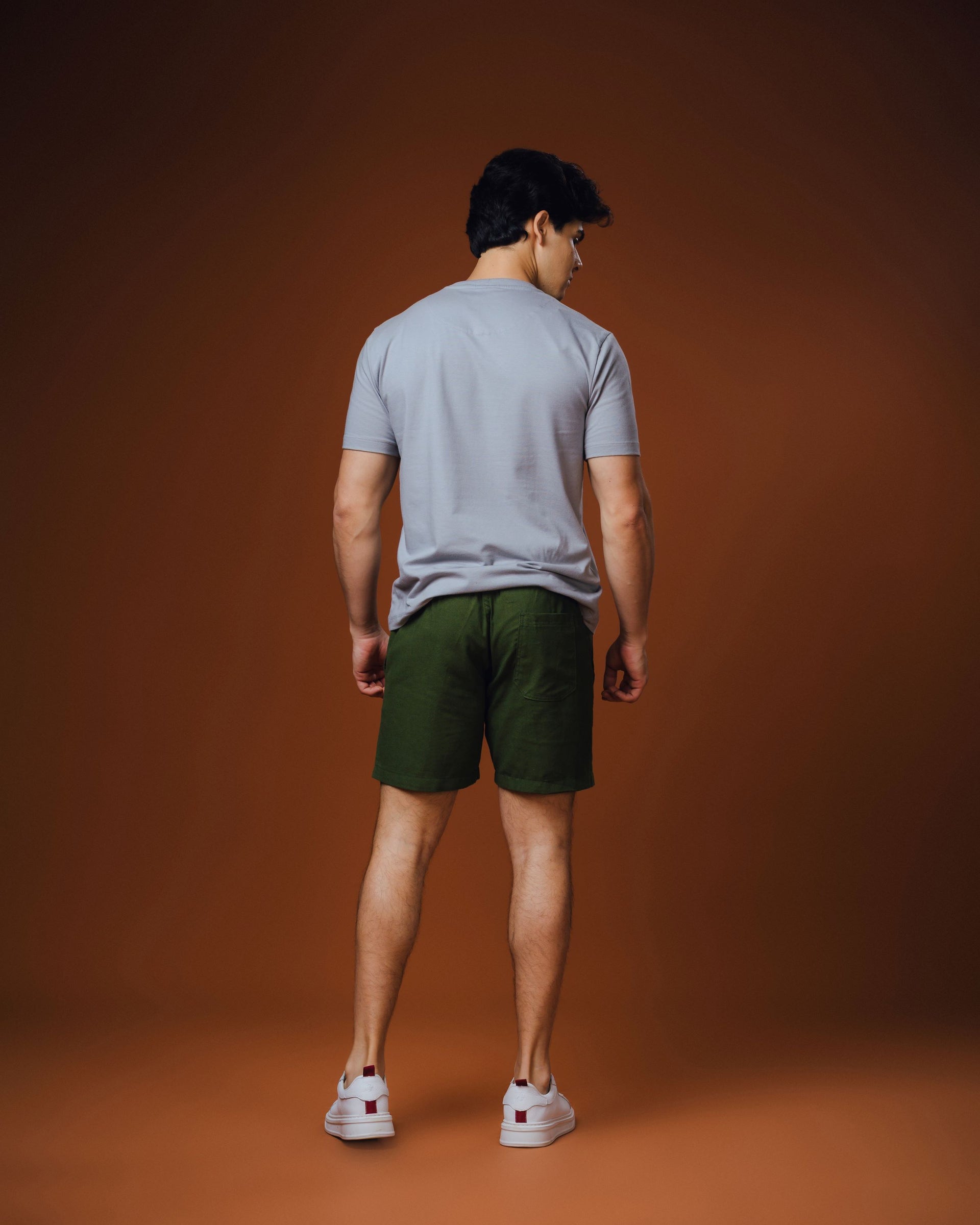 Short Linho Raff Verde