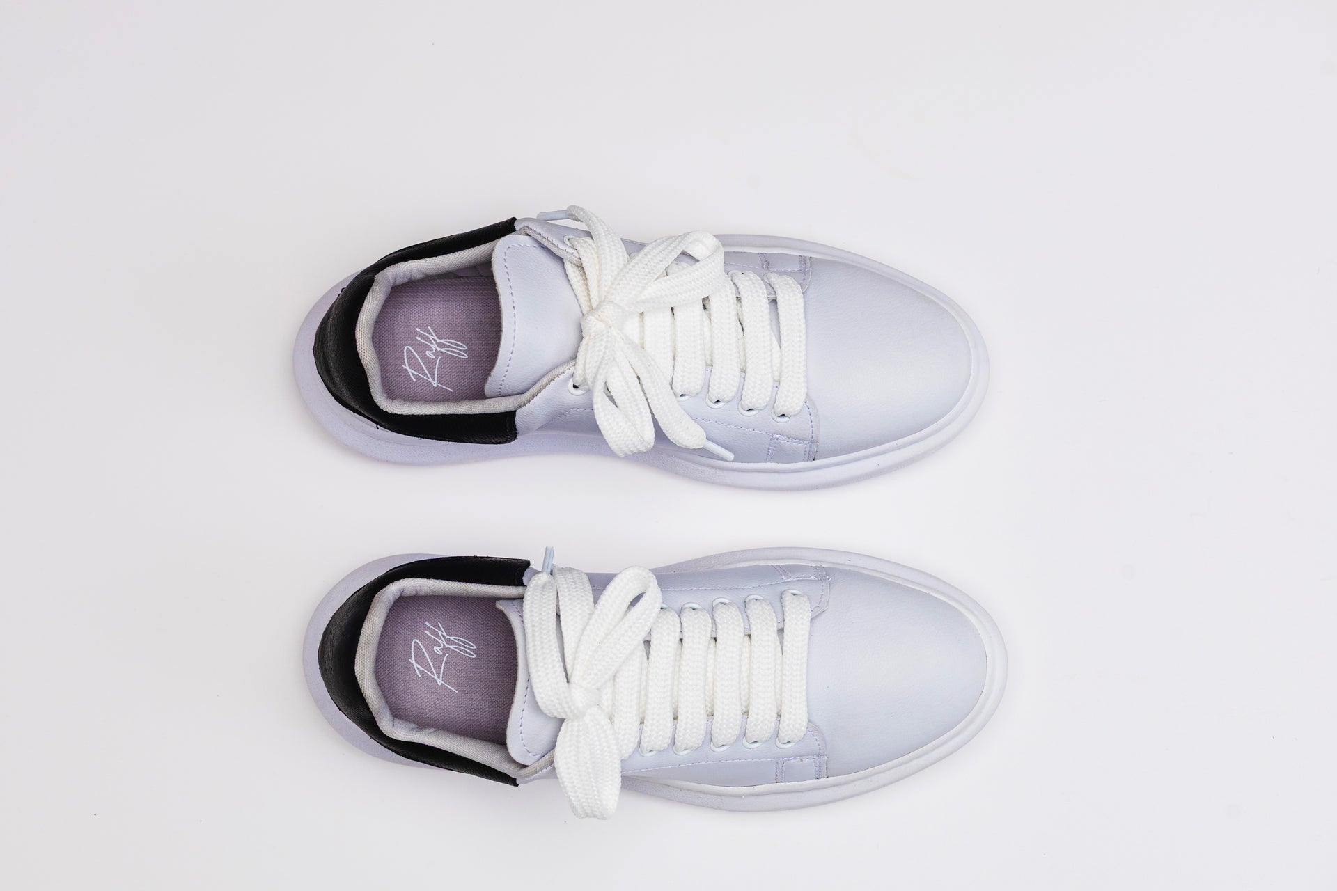 TÊNIS MC QUEEN SINTÉTICO BRANCO/PRETO