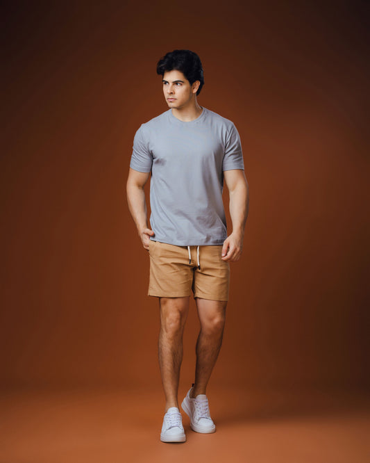 Short Linho Raff Bege