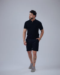 POLO ZIPER LISTRA MAQ