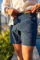 SHORT SARDENHA ONDAS COR AZUL MARINHIO