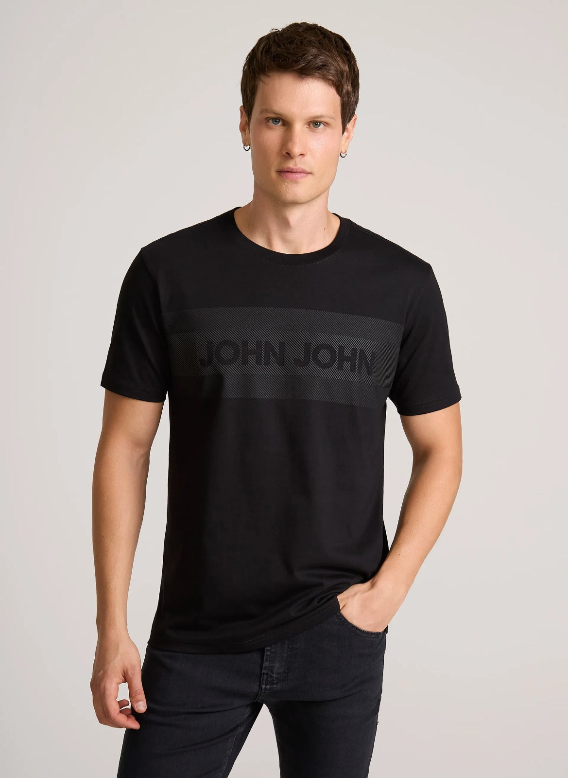 3813 - T Shirt RG Big John Line BLK