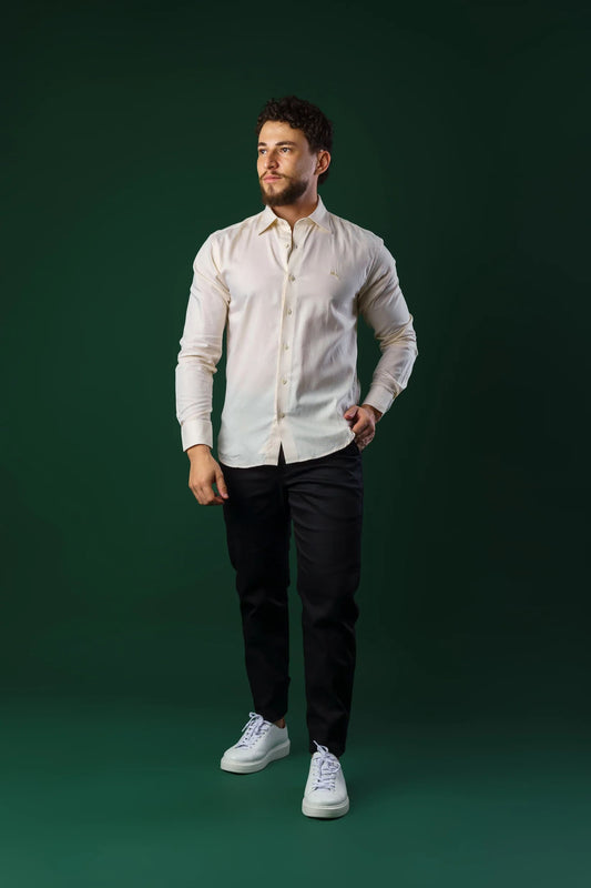 2664 - CAMISA LORENZO SPRING YELLOW