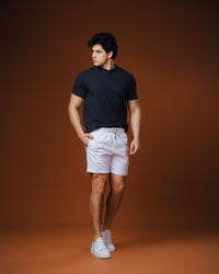 Short Linho Raff Branco