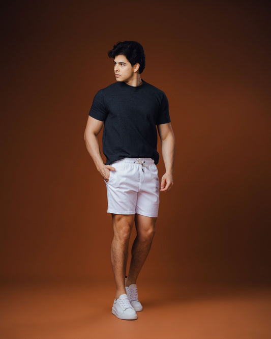 Short Linho Raff Branco