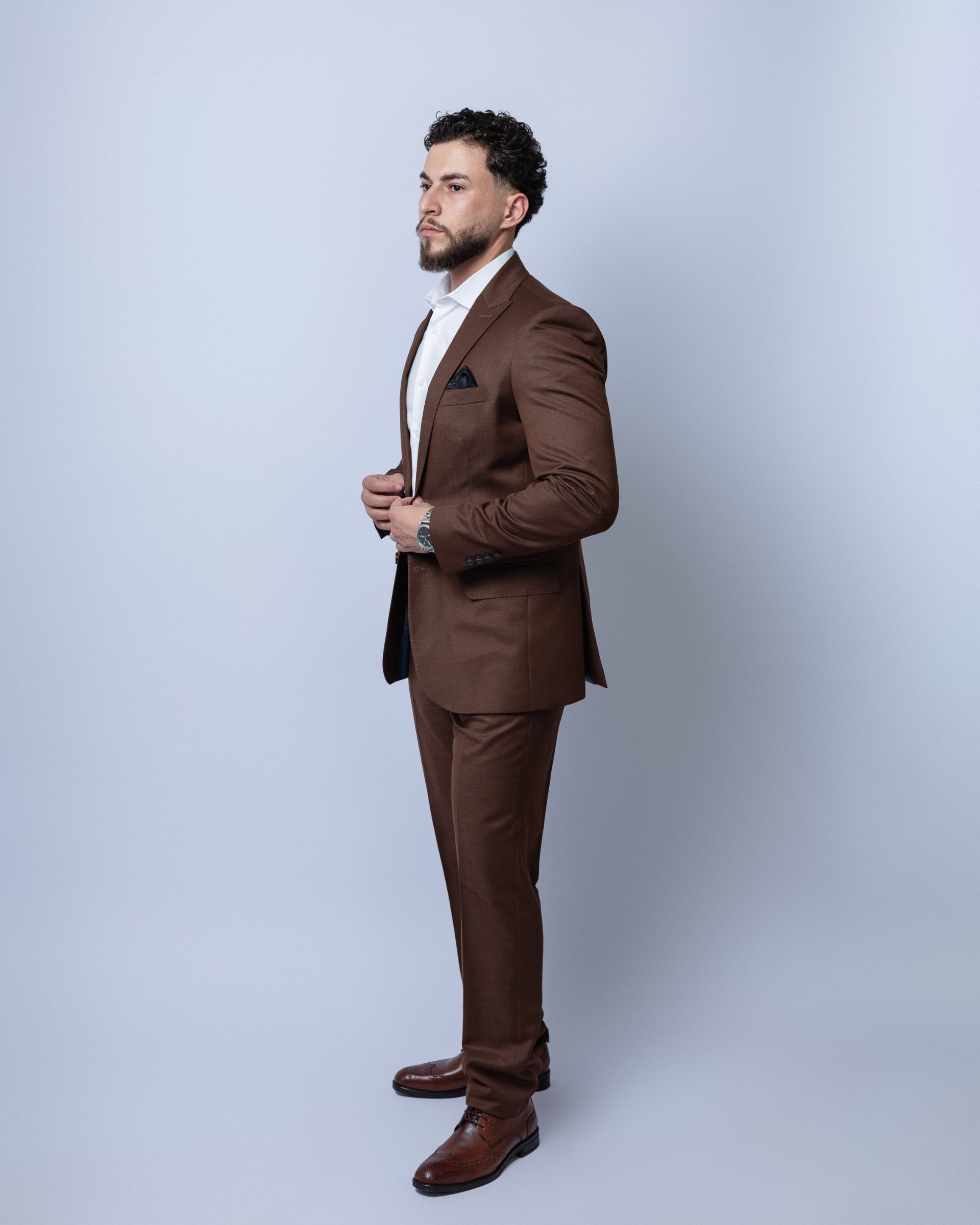 COSTUME - Paleto Slim P.P Gola Bico DIF / Calça Slim Perna Ajustada