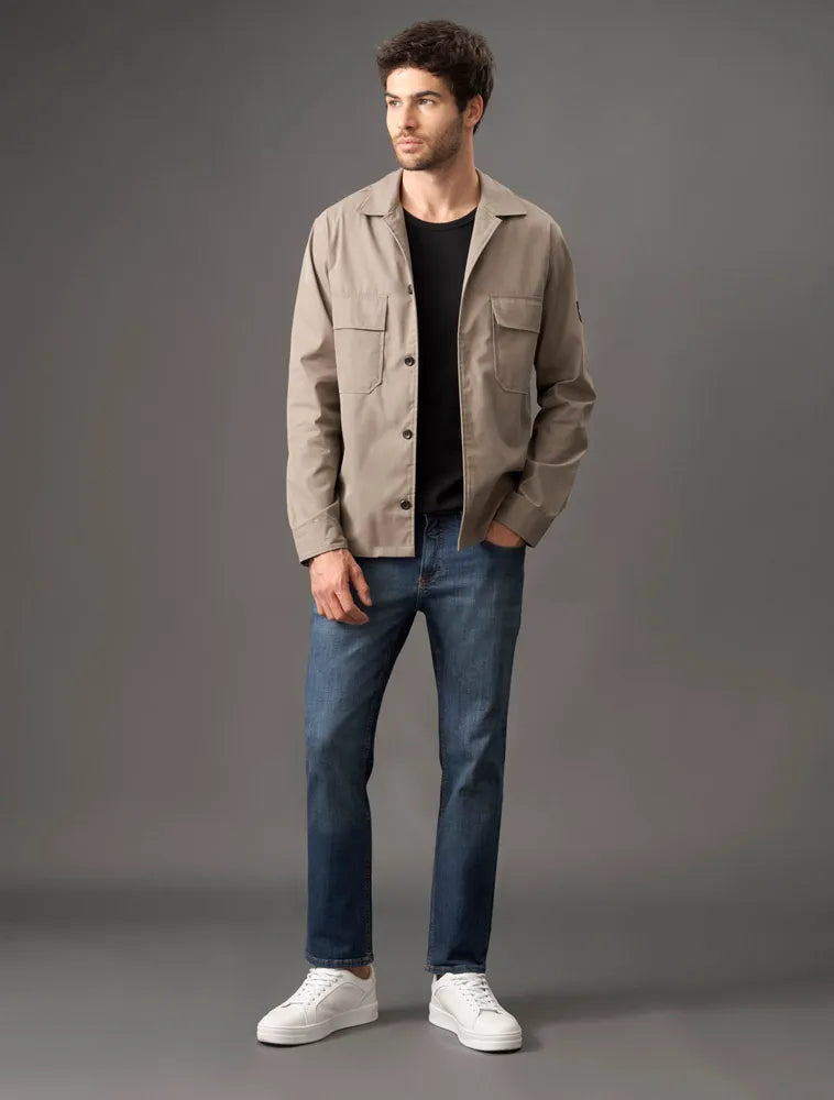 CALCA JEANS SLIM 5 POCKETS MARINHO CALVIN KLEIN
