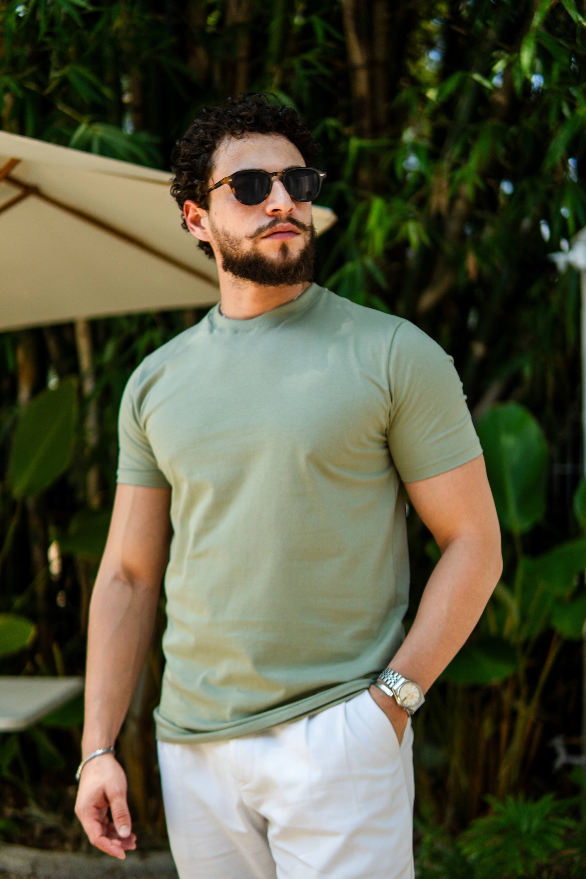 CAMISETA RAFF CONFORT VERDE CLARO