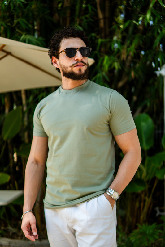 CAMISETA RAFF CONFORT VERDE CLARO