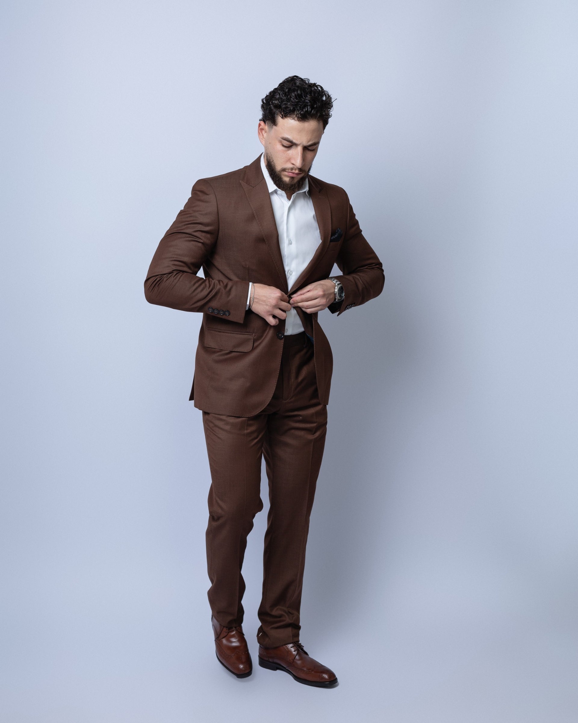 COSTUME - Paleto Slim P.P Gola Bico DIF / Calça Slim Perna Ajustada