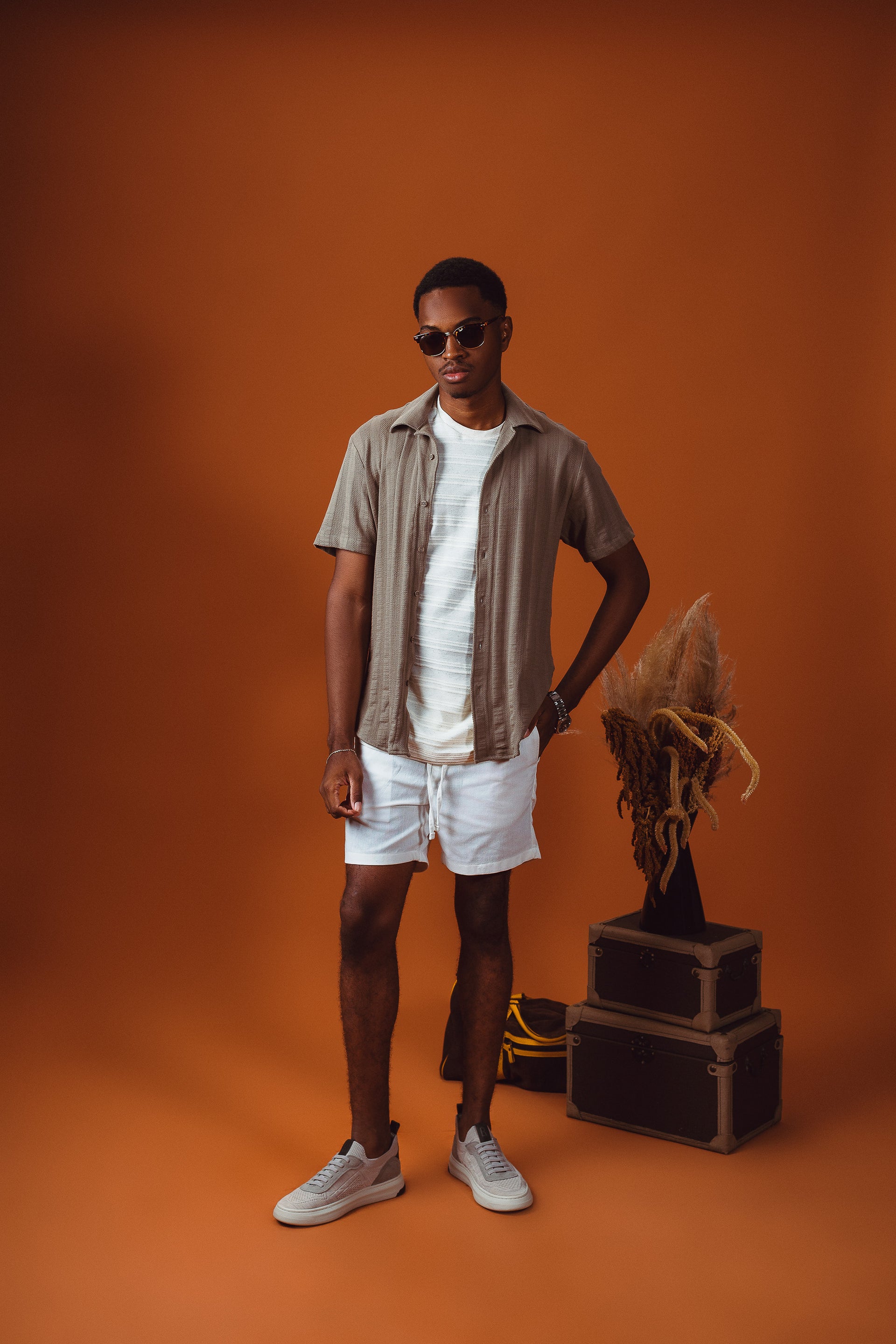 CAMISA CONFORT MC COR KAKHI