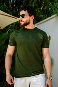 CAMISETA RAFF CONFORT VERDE MUSGO