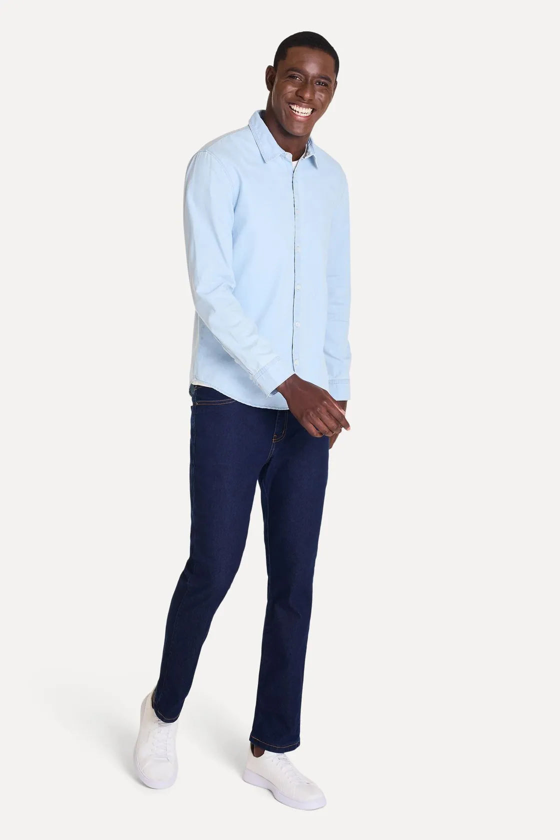 3700 - Camisa ML Jeans