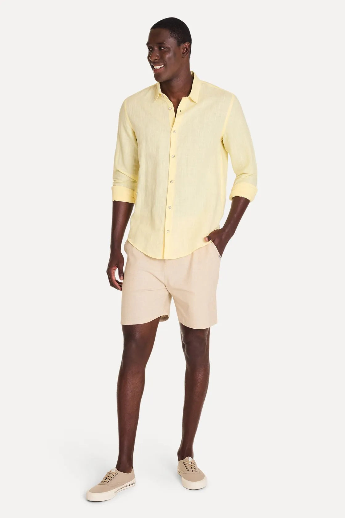 3702 - Camisa ML Linho