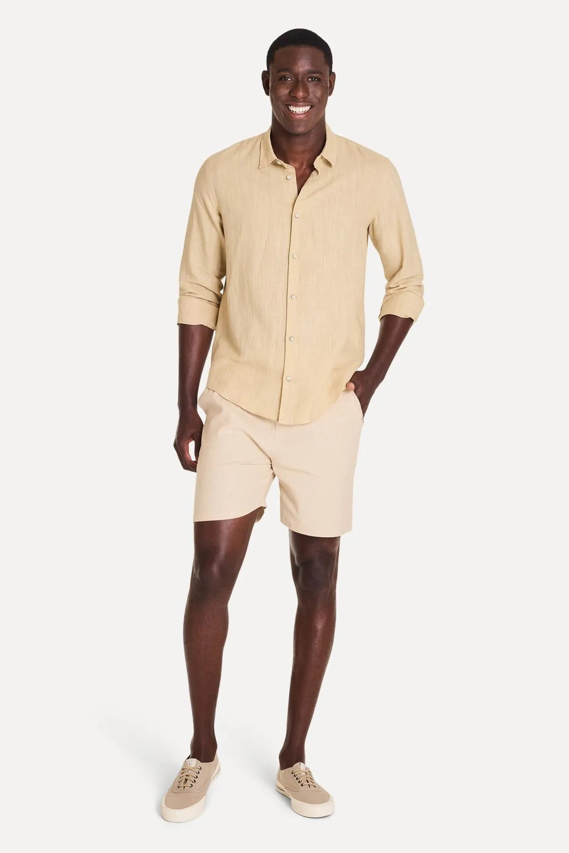3702 - Camisa ML Linho