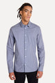 3699 - Camisa ML Tricoline Xadrez