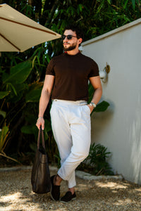 CAMISETA RAFF CONFORT MARROM