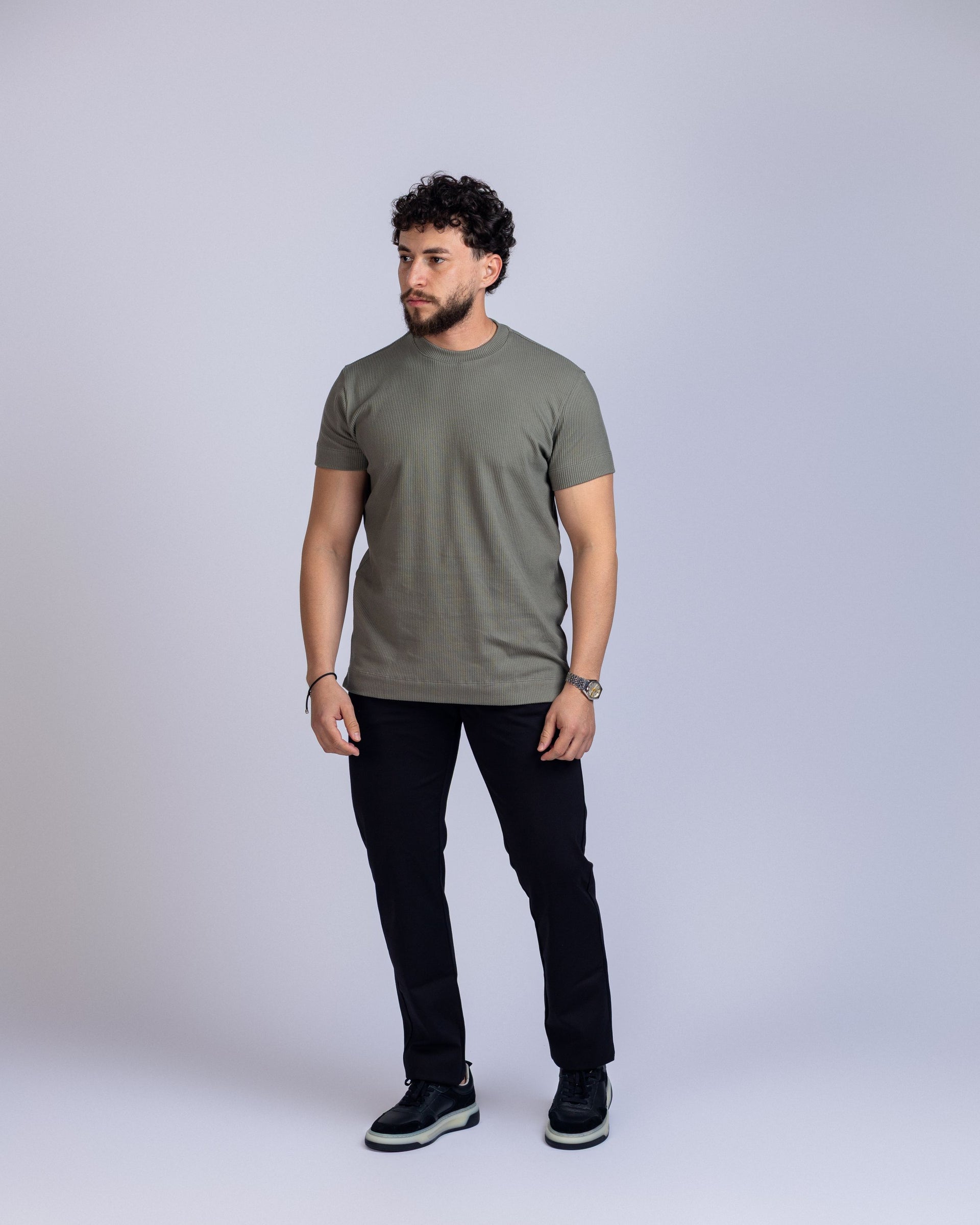 CAMISETA CANELADA CUPUI CINZA FERRO