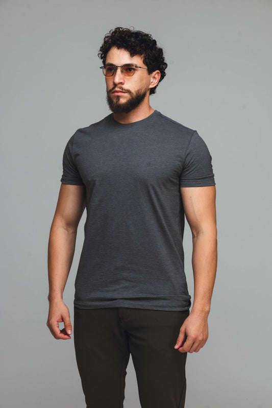 T- SHIRT MC FLAME MESCLA BORDADO CALVIN KLEIN CHUMBO