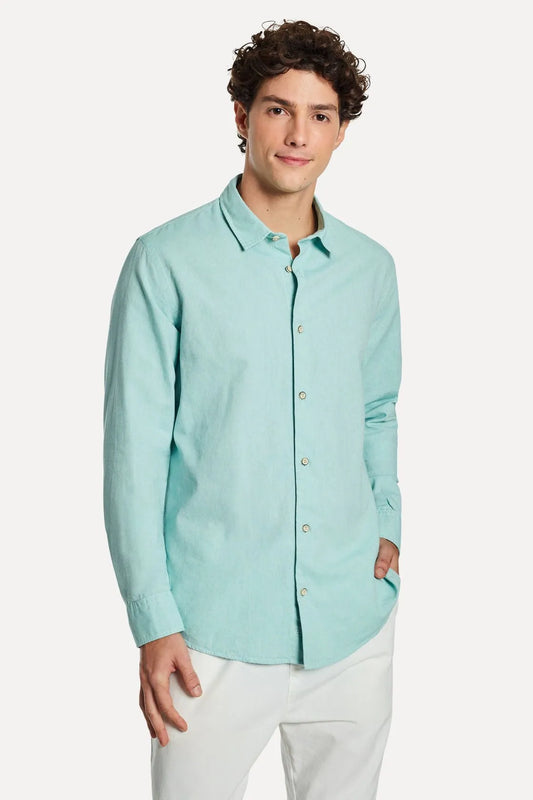 3746 - Camisa ML Oxford