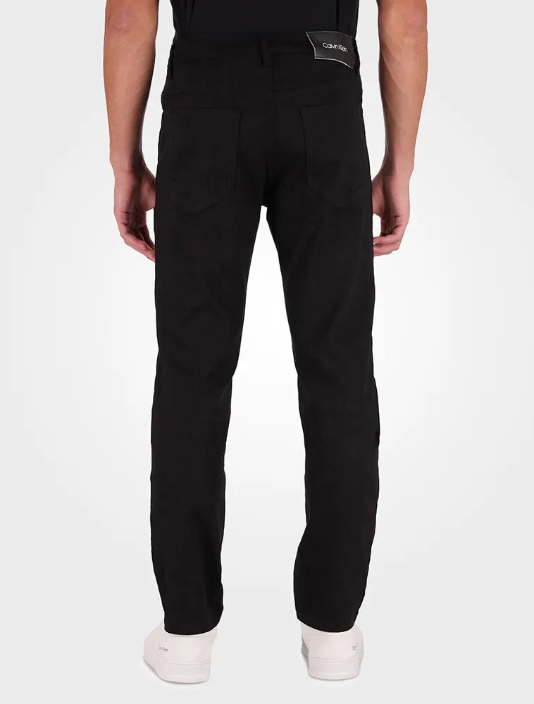 3817 - Calça 5 pockets lisa preto