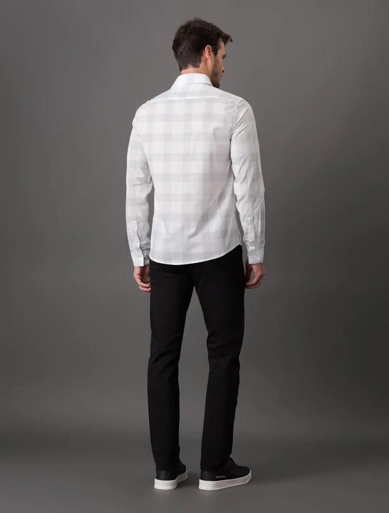 CAMISA MANGA LONGA SLIM LIGTH CHECK XADREZ