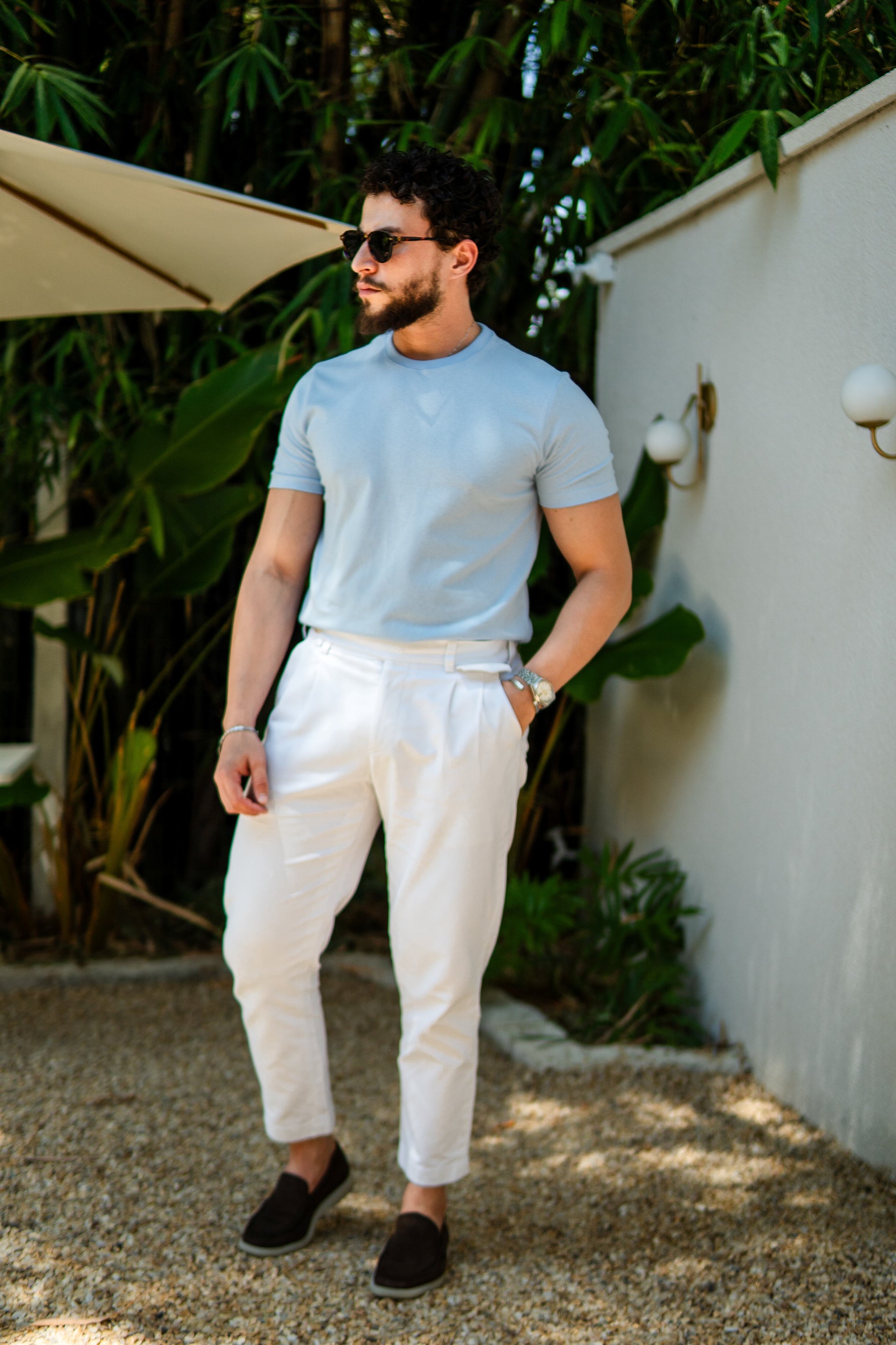 CAMISETA RAFF CONFORT AZUL CLARO