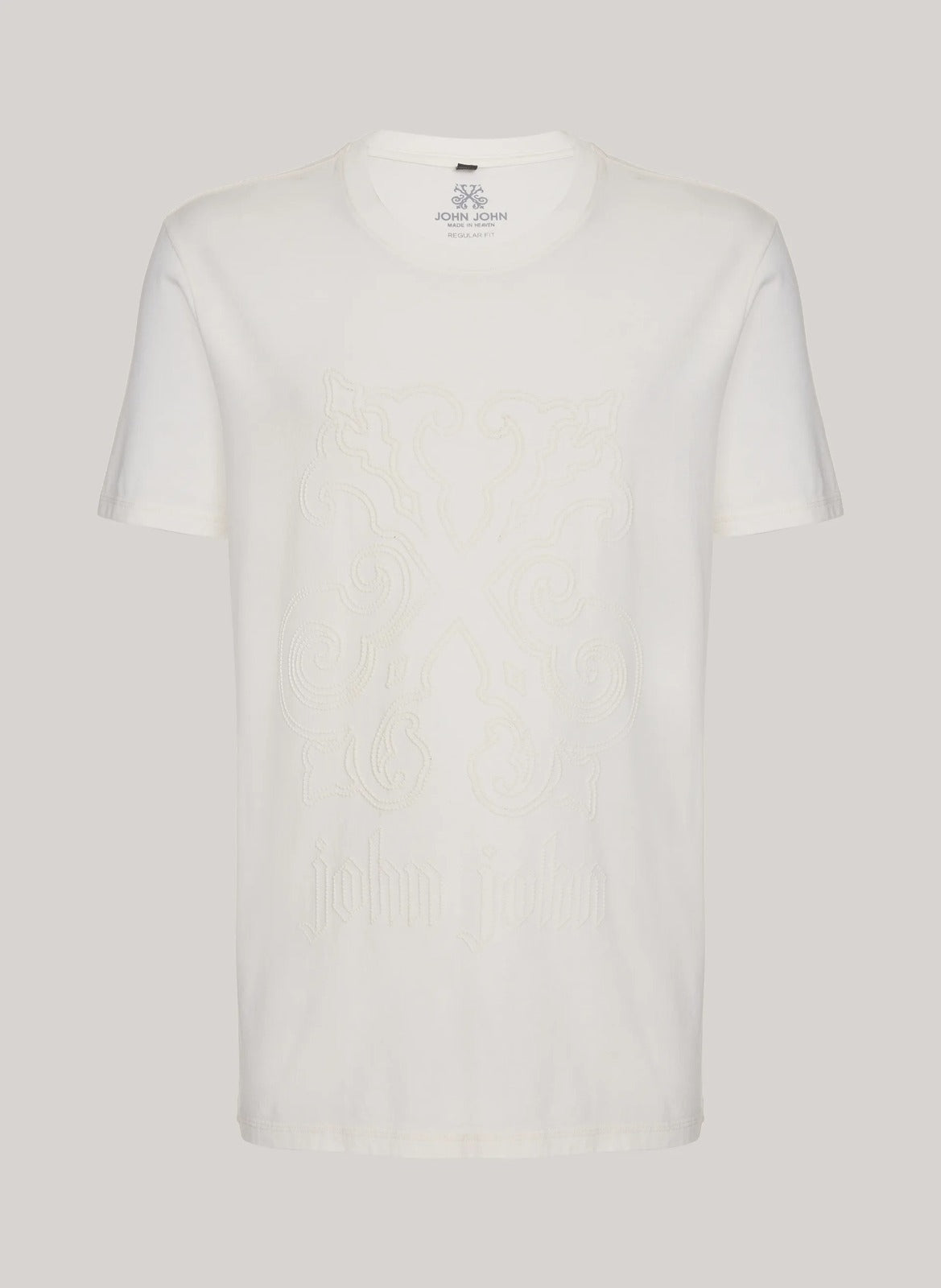 T SHIRT RG BRASÃO OFF WHITE