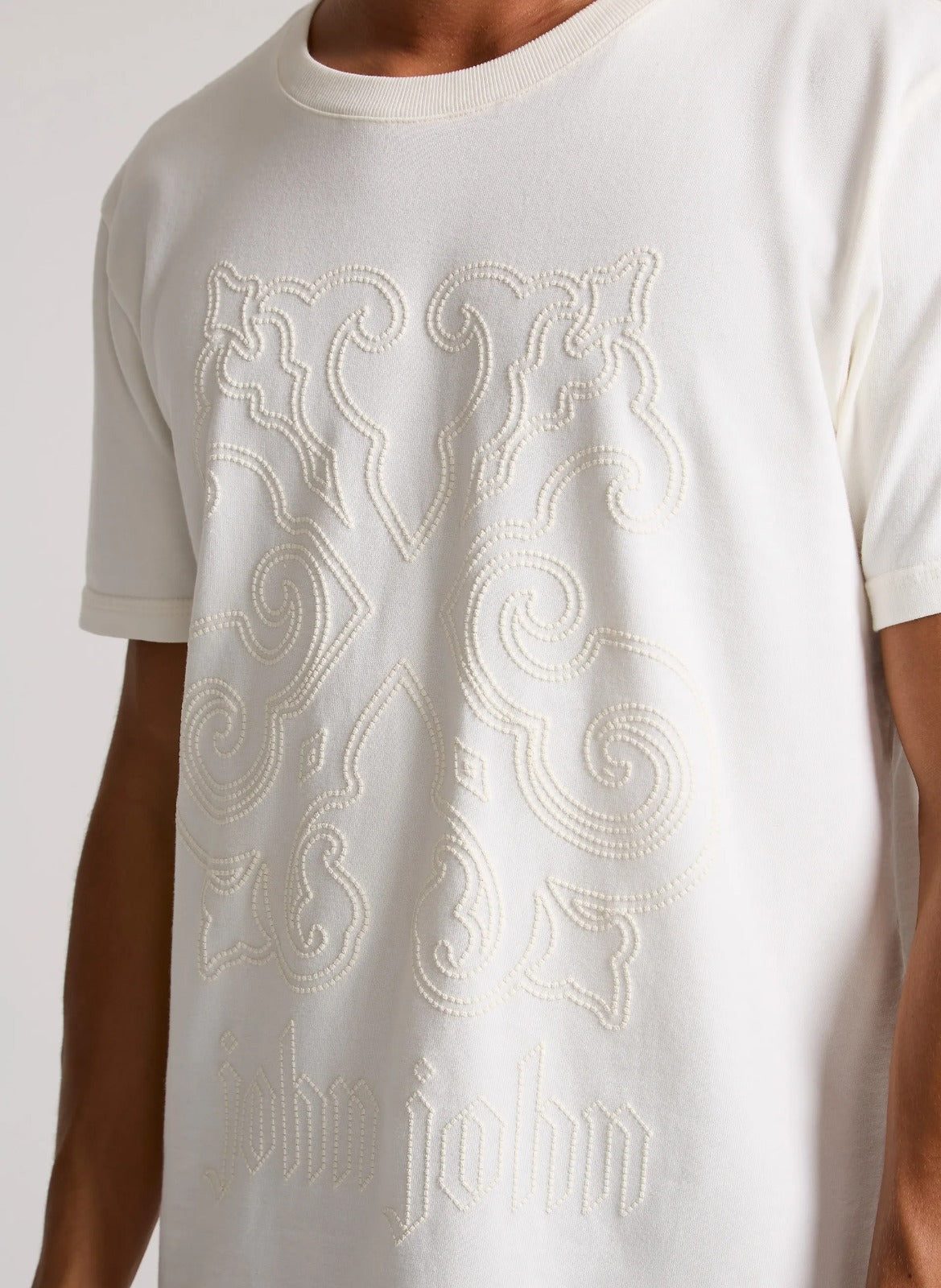 T SHIRT RG BRASÃO OFF WHITE
