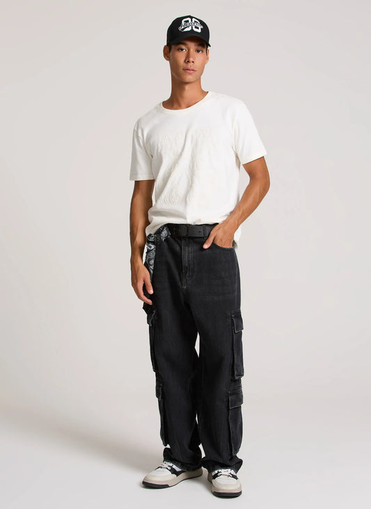 T SHIRT RG BRASÃO OFF WHITE